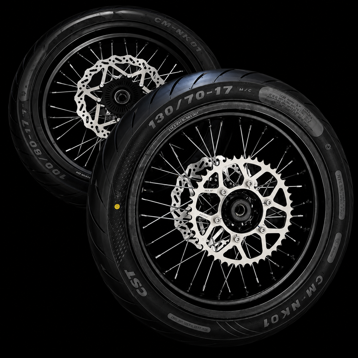 Ultra Bee Supermoto Wheelset