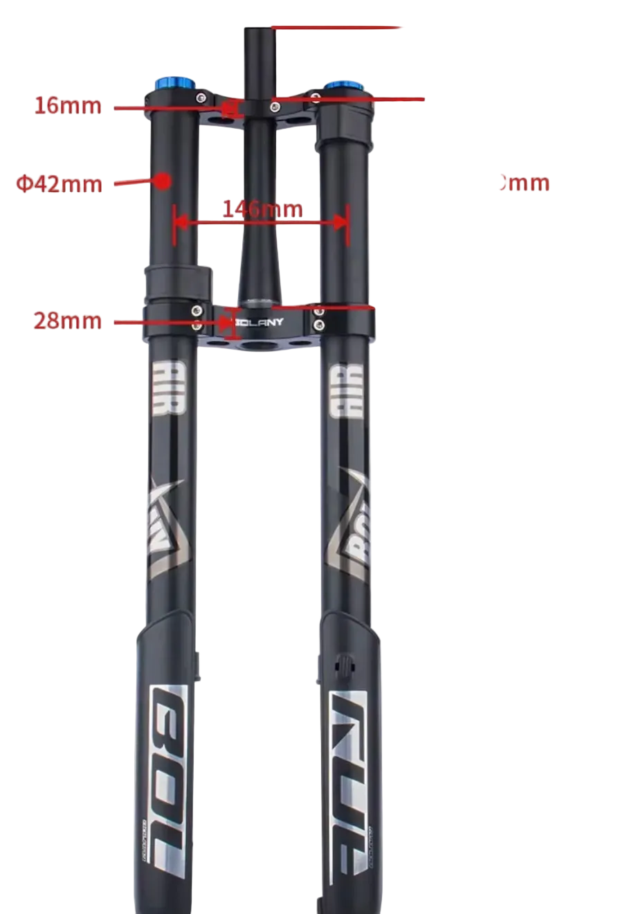 Dual Crown DH Forks